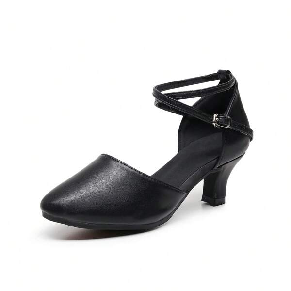 Profesjonalne buty do tańca latynoamerykańskiego dla dorosłych kobiet, miękkie podeszwy, buty do tańca towarzyskiego na wysokim obcasie, satynowe buty do tańca latynoamerykańskiego na średnim obcasie, National Standard