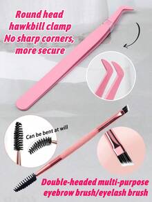 Mikiwi D Curl Individual Lash Clusters Kit 5pcs DIY Lash Cluster Extension Kit With Bond And Seal&Lash Remover&Lash Tweezers&Lash Brush 10/12/14/16mm 0.07D Segmented False Eyelashes Eyelash Extension Kit  For Self Use At Home Extra Thick&Dramatic Faux Mink False Eyelashes Soft&Light, Reusable - Black - View 9