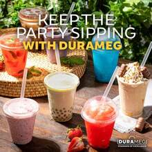 Durameg Large Party Plastic Cups With Dome Lids 12 Oz Count - Disposable Cups - 1 - View 10