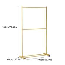 Perchero vertical para el hogar de color crema, soporte para colgar ropa de estilo nórdico multifuncional para el balcón, sencillo para apartamentos de alquiler