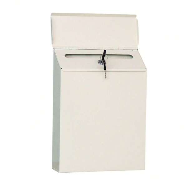 Locking Wall Mount Mailboxes for Outside,Large Capacity Mail Box for House with Key Lock,Security Drop Box,Metal Post Box for Front Door,Home,Office Decorative,11.61"Dx8.66"Wx2.76"H