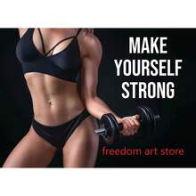 1 件/3 件墙壁艺术海报可选框架健身房激发肌肉、男性健身、力量、杠铃艺术海报帆布画墙壁印刷画适合家庭健身房装饰 - 彩色 - 查看 33