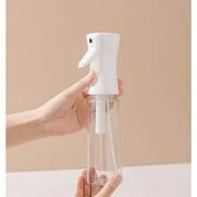 1pc High Pressure Continuous Spray Bottle, 200ml/300ml/500ml Plastic White/Black Refillable Bottle, Suitable For Festive Makeup, Beauty, Hair Care, Skin Care, Moisturizing, Gardening, Pet Care Disinfection And Various Liquids,Back To School,Travel Holiday Essentials,Hair Accessories For Women