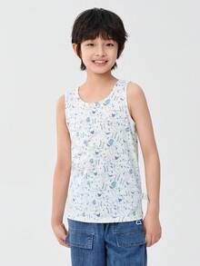 Balabala Children's Tank Top Sleeveless Strap Boys Girls Sleepwear Pack Of Two