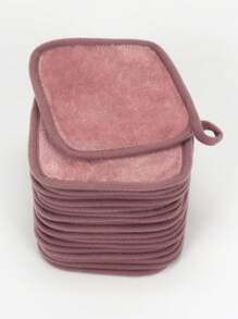 5/10/20 pezzi Panni struccanti riutilizzabili, salviette detergenti per il viso lavabili in lavatrice adatte a tutti i tipi di pelle, trucco, economiche, decorazione camera, toeletta, viaggio, camera da letto, accessori trucco, cuscinetto, applicatore trucco, cuscinetto cipria, spugnetta trucco