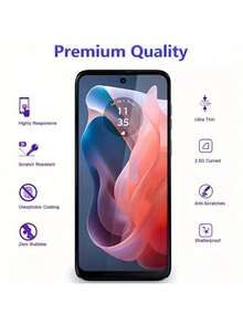 3 Pieces Set Combination, 2 Screen Protectors, 1 Phone Case, Compatible Moto G52/E32/E22i/Edge 30 Neo/Moto G82/Moto G10/G45/Moto E6s/E30/G20/E30/E14/G24 POWER/G30/E40/G31/G24/E7 POWER/G41/G04/G35/G04s/Edge 30/Moto G34/G84/G54/G14/G55/E22/E13/G50 High Definition Screensaver/Equivalent Phone Case Phone Case Phone Film - Combination - View 2