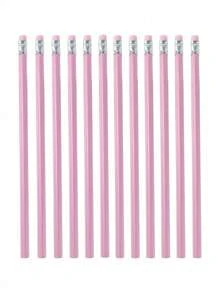 20pcs/10pcs Pink Wedding HB Pencils, Graphite Pencils With Erasers, For School, Drawing, Sketching, Bridal Shower, Office Supplies, Halloween, Christmas, New Year, Valentine's Day Gifts. Back To School 5pcs/1pc