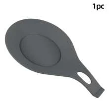 1pc/3pcs Spoon Mat, Easy To Clean TPE Kitchen Utensil Mat, Silicone Spoon Mat, Insulated Spoon Mat, Flavor Dish Mat, Spoon Holder For Restaurant(This Product Is Made Of Relatively Soft Material. It Is Recommended To Confirm Whether The Size And Hardness Meet Your Needs According To The Usage Scenario Before Purchasing, So As To Avoid Affecting The User Experience Due To The Material Characteristics)