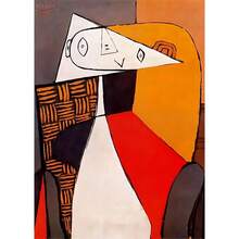 1 pieza/3 piezas Obra de arte de pared Pósteres con marco opcional Vintage Pop Arte del artista Pablo Picasso Arte clásico Impresión en lienzo Póster Estilo cubista Arte abstracto de personaje Pintura artística de pared Adecuado para decoración del hogar Sin marco/Con marco Lienzo Artístico - Multicolor - Ver 21