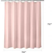 New Titanker Waterproof Shower Curtain Liner Fabric, Cloth Shower Curtain Liner With Magnets, Blush Pink Shower Curtain Liner Soft, Lightweight Shower Curtain Liner Machine Washable, 70 X 72 Inches - 腮紅粉紅色 70 英吋寬 x 72 英吋長(1 包) - 查看 8