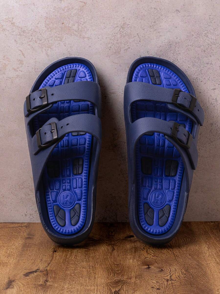 Men Athletic & Outdoor Sandals & Slides - Blue - View 1