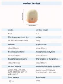 HP Gradient Color, Special Appearance Wireless Earbuds With Premium Sound 5.3 Auto Pairing Ear Buds With 30H Playtime Light Weight IPX4 Waterproof Wireless Headphones With Mic Compatible With Iphone Android,Gaming Earphone & Speaker,Microphone,Holiday Gift Mother's Day Gift