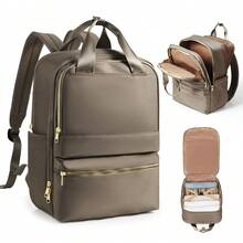 15.6 Inch Laptop Backpack, Lightweight Large Capacity, Water-Resistant Nylon Material, Suitable For Business Travel, College, School, Outdoor, Holiday Shopping, Unisex Gift