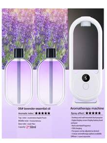 Wall-Mounted Oil Aromatherapy Machine Air Purifying Automatic Diffuser Toilet Deodorization Fragrance Humidifier Colorful Night Rechargeable Aromatic Diffuser Household Automatic Aromatherapy Machine Indoor Aromatic Essential Oil Diffuser Hotel Timed Aromatherapy Machine - Home Series - View 19