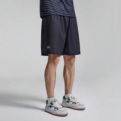 Under Armour Estilo namorado masculino e estilo namorado masculino 2024 novos shorts de futebol de treinamento de fitness esportivo 24500212-001