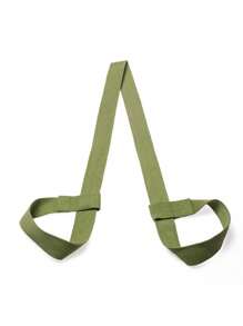 1pc 150*3.8cm Yoga Mat Strap, Available In Pink, Burgundy, Black, Orange, Army Green, Dark Purple, Adjustable Strap, Sports Mat Storage, Colorful Binding Strap, Storage Strap, Rope Yoga Stretching Strap, Portable Yoga Shoulder Strap, Fitness Workout, Shaping, Holiday Gift