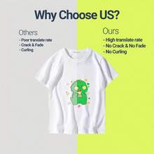 QAREVEN Sublimation Transfer Paper, 50/100 Sheets, A4 Size 8. 5x11 Inch, Matte Finish, With Sublimation Ink For Mugs, T-Shirts, Light Fabrics - Compatible With Any Inkjet Printer, Sublimation Ink For Printing - A4 Sublimation Transfer Paper - 查看 3