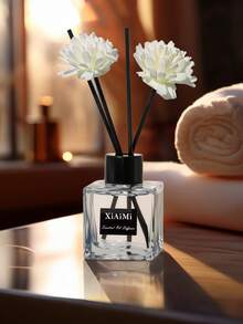 1pc 50ml Gardenia HomeFireless Aromatherapy,Aromatherapy Essential Oil Set,Fragrance Aromatherapy Incense Fragrance With Lasting And Freshening Effects For Toilet And Bathroom,Living Room,BedroomHome Decor,Holiday Essentials(Random Quantity Sticks/Decorative Flower)Lavender/Lemon/Freesia/Bluebell - Nước hoa khác nhau - Xem 3