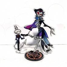 1个全新动漫周边地狱宅邸亚克力立牌,包含查莉、夏尔、维姬、阿拉斯托、亚当、安琪儿,收藏摆件 - 节日礼物 - 生日礼物 - 动漫爱好者礼物 - 彩色 - 查看 11