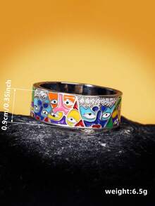 1 chiếc nhẫn đá Cubic Zirconia dễ thương, trang sức dành cho nữ thích hợp cho đám cưới, lễ đính hôn, tiệc tùng, quà tặng ngày Valentine. - Vàng - Xem 6
