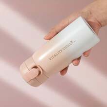New Ombre Color Portable Insulated Cup, 304 Stainless Steel Bounce Lid Travel Mug, High-Quality Gift Water Bottle, Cute Student & Ladies Cup Back To School