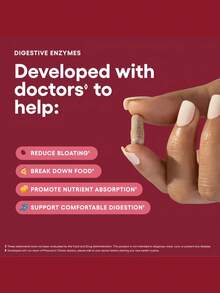 Digestive Enzyme Probiotics Combination-Digestive Enzyme Probiotics-Rich In Multiple Enzymes And Probiotic Strains-Organic Ginger Root And Mint Leaf Mixture-Soothing Stomach-Improving Intestinal Tract - Khác - Xem 8