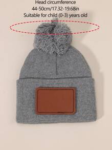 Personalizowana czapka dla niemowląt, czapka z pojedynczym pomponem, czapka dla niemowląt z niestandardowym imieniem, czapka dla niemowląt, czapka dla małych dzieci, czapka dla dziewczynek, czapka w wieku 1-3 lat, noworodek, powrót do szkoły, pomysły na zimowe prezenty dla chłopców i dziewcząt, walentynki