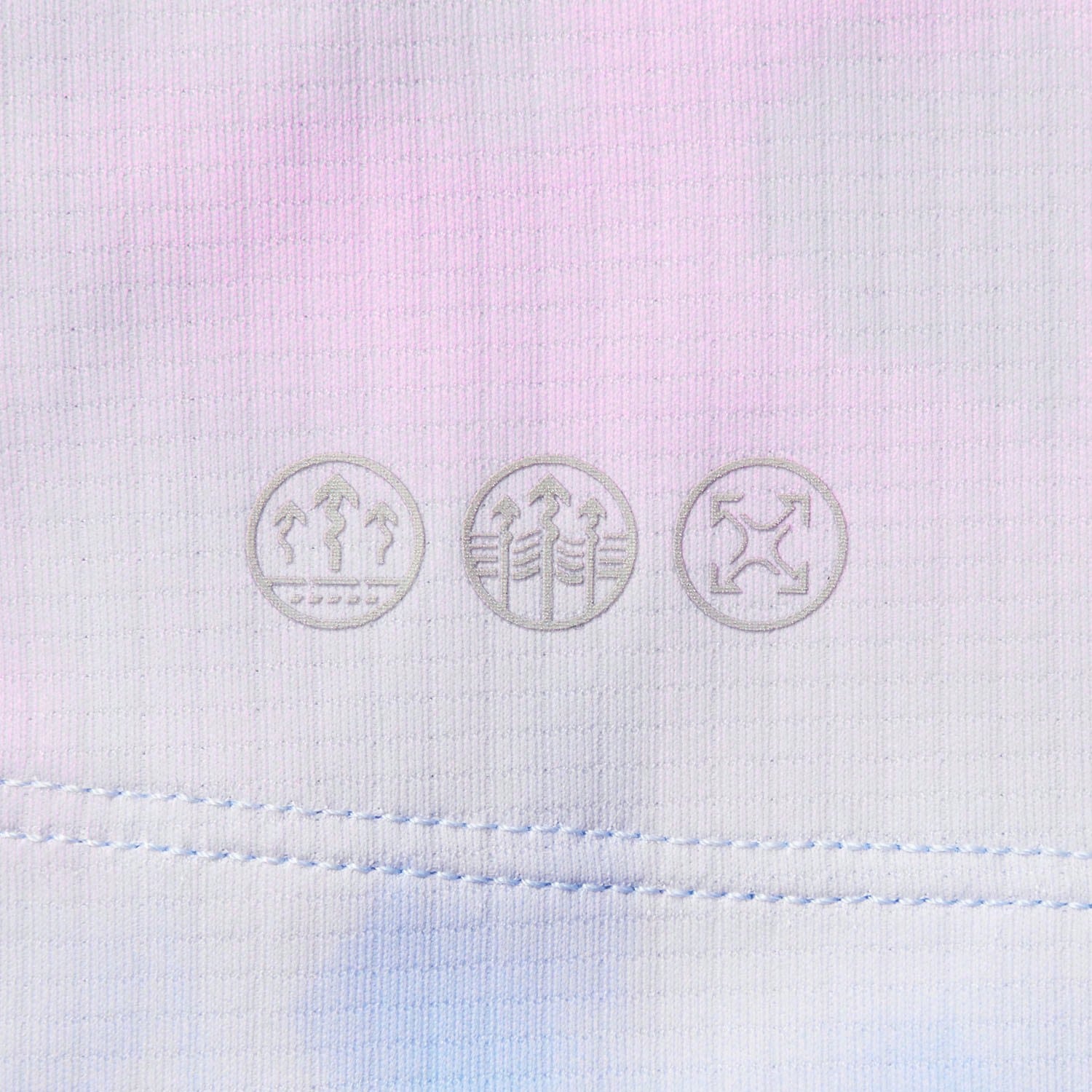 White/blue/condensed Purple/red Full Bottom Print
