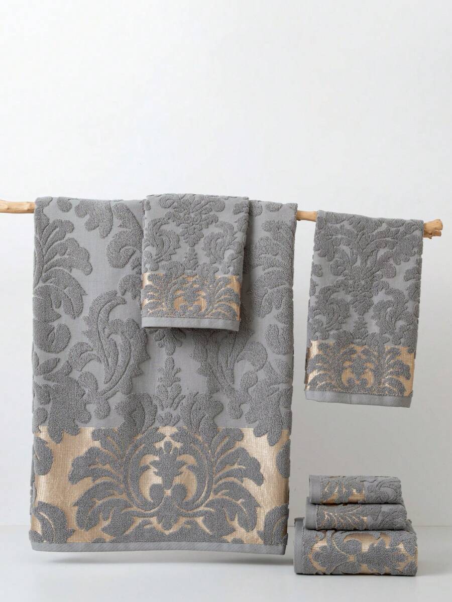 1 chiếc khăn tắm mỏng nhẹ, họa tiết hoa Jacquard tối giản màu xám, hình chữ nhật 70*140cm dành cho người lớn bơi lội, tắm, hoặc khăn tay 34*74cm, khăn tay 34*34cm, thấm hút nhanh, mềm mại dùng cho phòng tắm, nhà bếp, du lịch, quà tặng, phòng tập thể dục, bãi biển, khách sạn, khăn tắm thẩm mỹ viện cho thẩm mỹ viện, thể thao khách sạn, đồ dùng thiết yếu trong nhà, khăn tắm, khăn tắm chăm sóc da