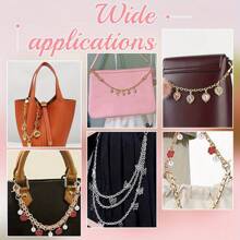 Summer 1/3 Piecesfruit-Themed Enamel Pendant Bag Chain, Alloy Extension Chain, Mixed Shape, Light Gold, 20.3-31 Cm /7.99-12.2 Inches In Length, 0.8-1.2 Cm In Width, 3 Styles, Handbag Accessory Decoration DIY Wallet Making