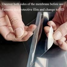 1pc Transparent Face Shield Mask, Splash Proof, Oil Proof, Cooking Protection, Mirror Frame + Shield Panel (1 Set) - Transparent - View 3