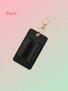 1pc Portable Student/Office Stationery Pen Holder With Key Chain, Mini Pen Clip,Back To School,School Supplies,Pencil Case,Pencil Pouch,School Bag