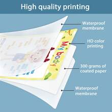 Lachilly 多主题A4儿童英语教育海报 幼儿园教师教学辅助用品 卧室教室装饰启蒙墙