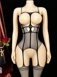 Sexy Lingerie For Women,Sexy Women'S Lingerie - Women'S Novelty Clothing See-Through Fishnet Tights, Open-Chested Feminine Jumpsuits, Open Fishnet Stockings Body Stockings, Women'S Sexy Lingerie, Suitable For Valentine'S Day Gifts/Anniversary Gifts/Confident Night