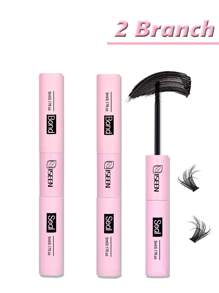 ISEEN 3pcs/2pcs/1pc Eyelash Glue And Sealant, 5ml Glue, 5ml Sealant, Strong Eyelash Adhesive, 2-In-1 Eyelash Glue And Sealant, Long-Lasting Eyelash Glue, All-Day Wear, 2-In-1 Eyelash Glue And Sealant, Suitable For DIY Eyelash Extension, Eyelash Glue, Eyelash Adhesive - Black - View 3