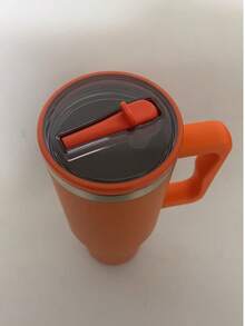 1200ml Thermal Cup With Open And Close Spout Immediate Shipping New Model - Orange - View 3