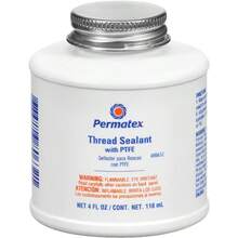 Sellador de roscas Permatex 80632 con PTFE de 4 Oz. Blanco - como en la foto - Ver 3