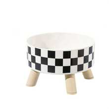 Elevated Stainless Steel Pet Bowl, Anti-Spill Cat Water/Food Bowl, Detachable For Cats, Dogs, Small Pets, Multicolor Available