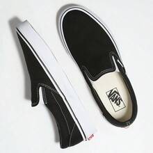 Vans Unisex Core Classic Slip-On – Iconic Checkerboard Canvas Slip-On Sneakers For Effortless Style VN000EYEBLK - 黑色 - 查看 2