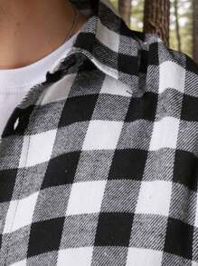 Men's Galileus Shirt Long Sleeve Italian Collar Flannel Fabric Resistant Warm For Cold Days, Festa Junina Quadrilha