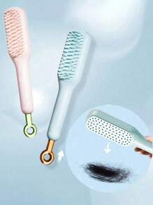 Retractable Magic Comb For Scalp Cleaning Without Damaging Hair, Portable Hairdressing Massage Comb, Household Anti-Static Hair Comb, Hair Brush, Hairdressing Comb, Rotating Telescopic Comb, Hair Straightening Comb, Massage Comb, Gentle On Scalp, Easy Clean Magic Hairbrush,For Scalp Cleaning, Anti-Static, Portable, Volumizing Scalp Massage Brush, For Travel,Outdoor,Sport,Office,School,Hair Clips,Hair Accessories