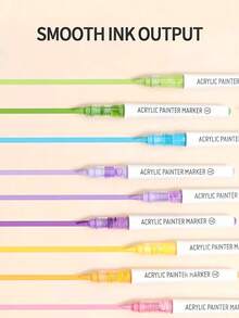 1支装126色丙烯马克笔，软头，适合学生使用，不透明，可混色，高品质美术用品，适合DIY，返校礼物