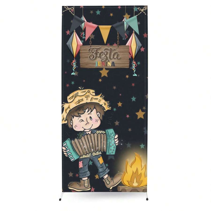 Roman Side Panel Easy To Wear 0.90m X 2.20m June Festival - PLFJN0006 - 查看 1
