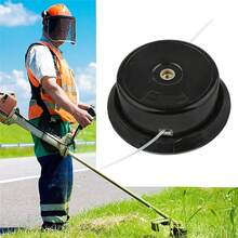 El cabezal de corte de la cortadora de césped es compatible con Truper Des-63, se adapta a la mayoría de las cortadoras de césped, adecuado para recortadoras de eje recto o desbrozadoras con motor Hon.da - Negro - Ver 2