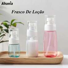 30/60/100ml Refillable Portable Travel Lotion, Foundation And Liquid Soap Dispenser Bottle Moisturizing Bottle - 粉色 - 查看 2