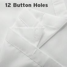 New Titanker Fabric Shower Curtain Liner Washable, 72 X 65 Inches, White Shower Liner Fabric With 2 Magnets, Bathroom Polyester Shower Liner Waterproof Soft Lightweight, White - 白色 72 英吋寬 x 65 英吋長(1 包) - 查看 5