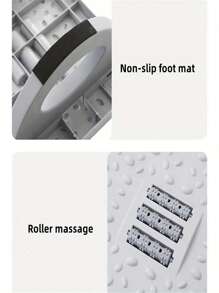 1 pezzo Poggiapiedi con funzione massaggiante, altezza regolabile, design a dondolo, ergonomico per uso alla scrivania d'ufficio per alleviare stress e affaticamento, arredamento domestico confortevole e salutare, adatto per ufficio, studio, soggiorno, ottimo regalo per dirigenti, amici e familiari per Natale, Ringraziamento, San Valentino