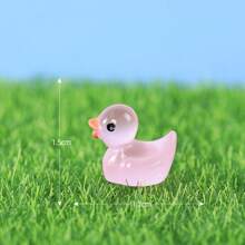 10/30/50pcs DIY Mini Yellow Duck, Glowing Mini Resin Yellow Duck, Mini Toy, Glowing Small Animal In The Dark, Suitable For Holiday Gifts, Sock Gifts, Party Gifts, Prank Games, Landscape Gardens