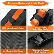 Soft Roof Rack Pads Universal Car Rooftop Lage Carrier Capacity Load 176lb For Kayak Surfboard  Canoe With Tie Down Strap PP Rope Quick Loop Strap And Storage Bag - as pic - View 3