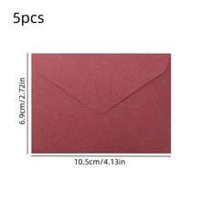 Vintage Style Special Paper Triangular Mini Envelope Cards Storage Pouch Membership Card Envelope